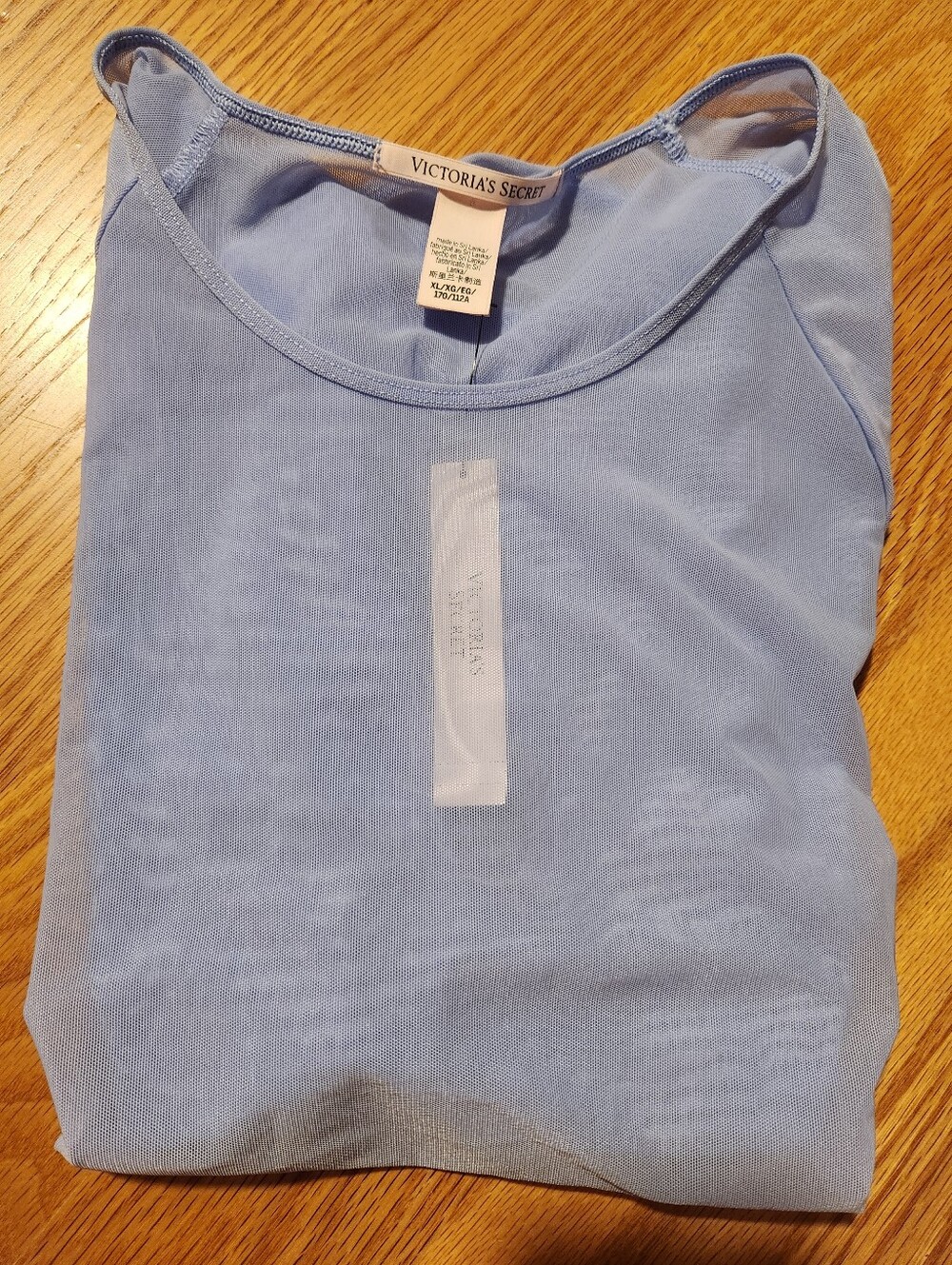 NWT Victoria's Secret Purple Sheer Ruched Workout T-Shirt Size Xl - Picture 8 of 8
